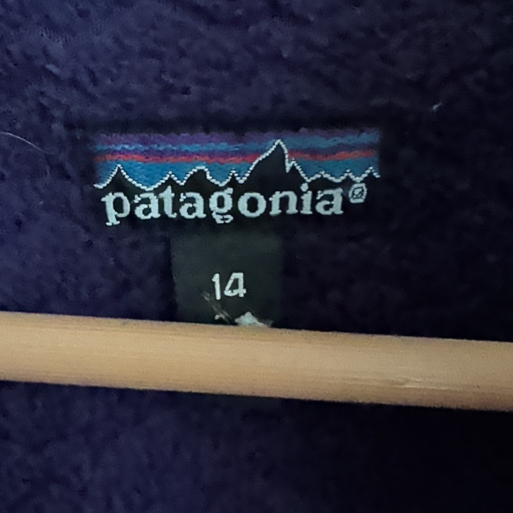 Patagonia Vintage Purple Long Lined Jacket - Picture 3 of 9